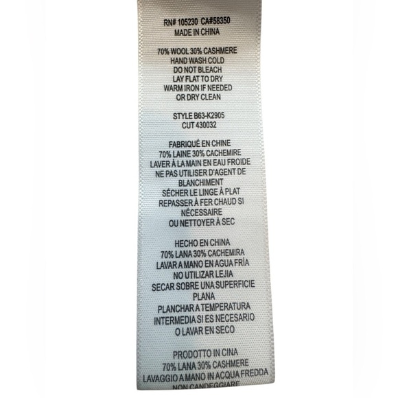 JOIE Noely Wool Cashmere Women’s Crew Neck Ivory Sweater Size XS - Picture 8 of 9